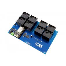 8-Channel High-Power Relay Controller Shield with IoT Interface